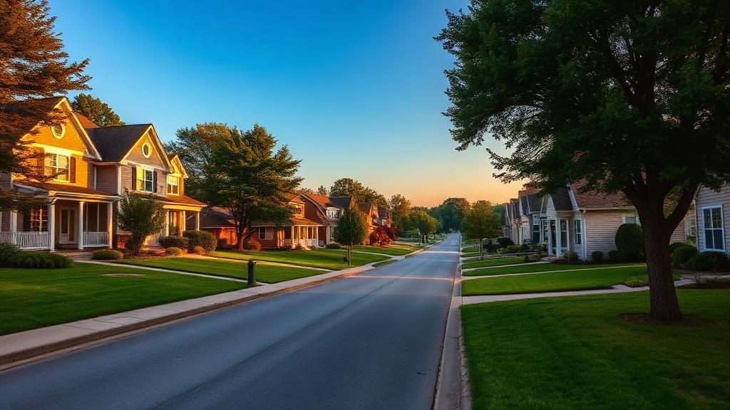 Beautiful neighborhood in the Springfield, Missouri area